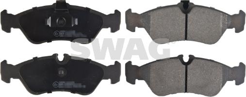 Swag 10 91 6160 - Тормозные колодки, дисковые, комплект www.parts5.com