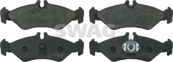 Swag 10 91 6162 - Тормозные колодки, дисковые, комплект www.parts5.com