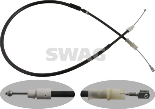 Swag 10 93 7272 - Cable de accionamiento, freno de estacionamiento www.parts5.com