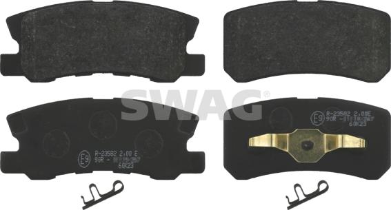 Swag 80 91 6583 - Brake Pad Set, disc brake www.parts5.com