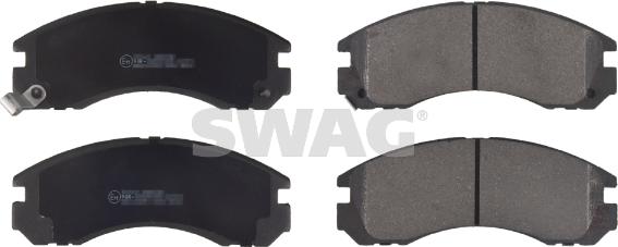 Swag 80 91 6776 - Kit de plaquettes de frein, frein à disque www.parts5.com