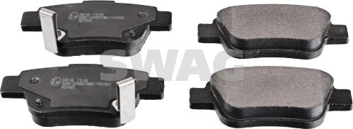 Swag 81 91 6652 - Brake Pad Set, disc brake parts5.com