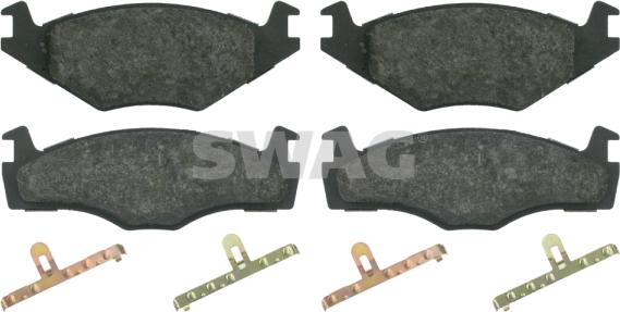 Swag 30 91 6012 - Set placute frana,frana disc www.parts5.com