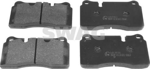 Swag 30 91 6734 - Sada brzdových destiček, kotoučová brzda www.parts5.com