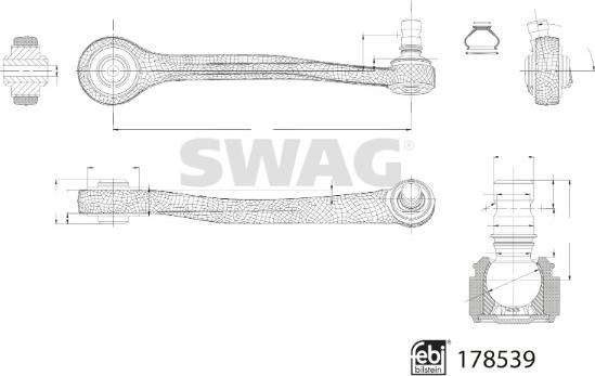 Swag 33 10 4579 - Rameno zavesenia kolies www.parts5.com