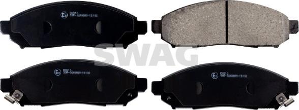 Swag 33 10 5133 - Sada brzdových platničiek kotúčovej brzdy parts5.com