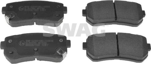 Swag 33 10 6421 - Brake Pad Set, disc brake parts5.com