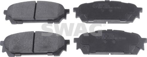 Swag 33 10 6539 - Brake Pad Set, disc brake parts5.com