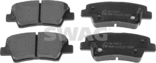 Swag 33 10 6342 - Set placute frana,frana disc www.parts5.com