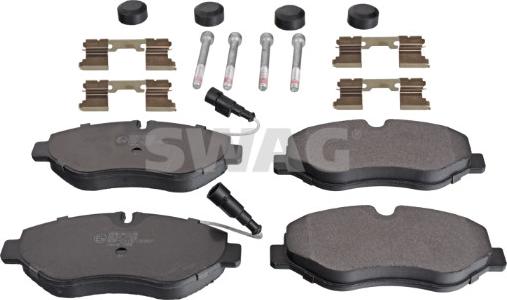 Swag 33 10 6317 - Brake Pad Set, disc brake parts5.com