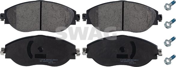 Swag 33 10 0088 - Brake Pad Set, disc brake parts5.com