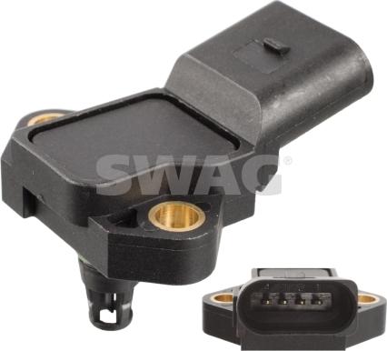 Swag 33 10 0072 - Sensor, intake manifold pressure parts5.com