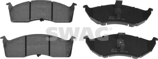 Swag 33 10 0188 - Set placute frana,frana disc www.parts5.com