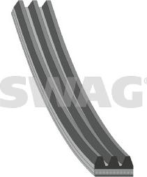 Swag 33 10 8645 - V-Ribbed Belt parts5.com