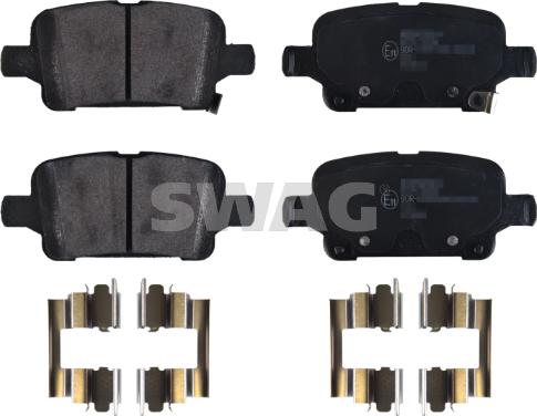 Swag 33 10 2611 - Brake Pad Set, disc brake www.parts5.com