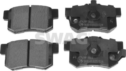 Swag 33 10 7113 - Kit de plaquettes de frein, frein à disque www.parts5.com