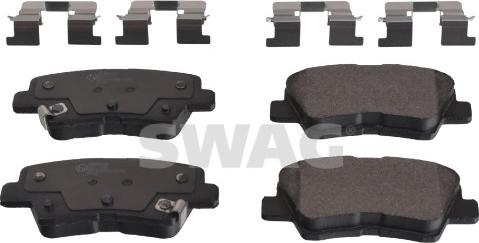 Swag 33 10 7172 - Set placute frana,frana disc www.parts5.com