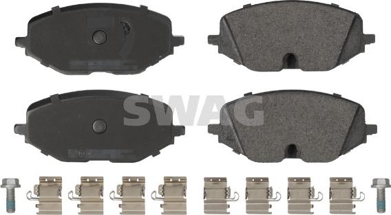 Swag 33 10 7800 - Brake Pad Set, disc brake www.parts5.com