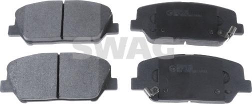 Swag 33 10 7287 - Kit de plaquettes de frein, frein à disque www.parts5.com