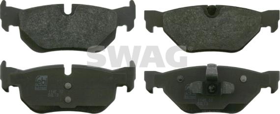 Swag 20 91 6533 - Brake Pad Set, disc brake parts5.com