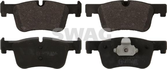 Swag 20 91 6884 - Brake Pad Set, disc brake parts5.com