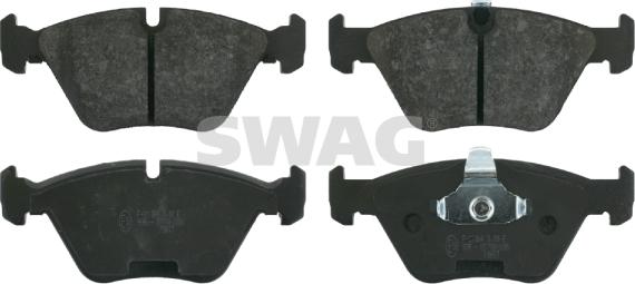 Swag 20 91 6217 - Тормозные колодки, дисковые, комплект www.parts5.com