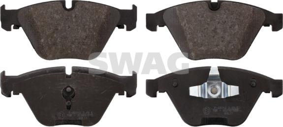 Swag 20 91 6728 - Brake Pad Set, disc brake www.parts5.com