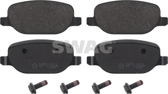 Swag 74 91 6851 - Brake Pad Set, disc brake www.parts5.com