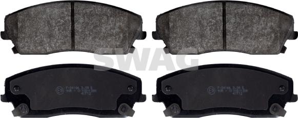 Swag 72 11 6108 - Brake Pad Set, disc brake www.parts5.com