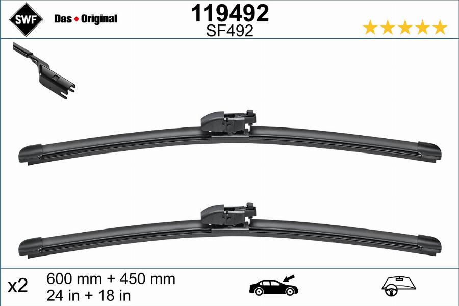 SWF 119492 - Wiper Blade www.parts5.com