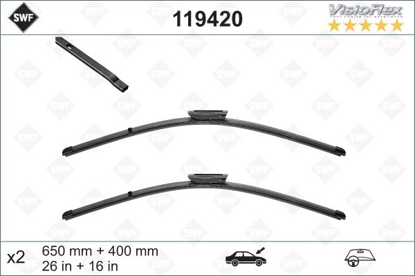 SWF 119420 - Щетка стеклоочистителя www.parts5.com