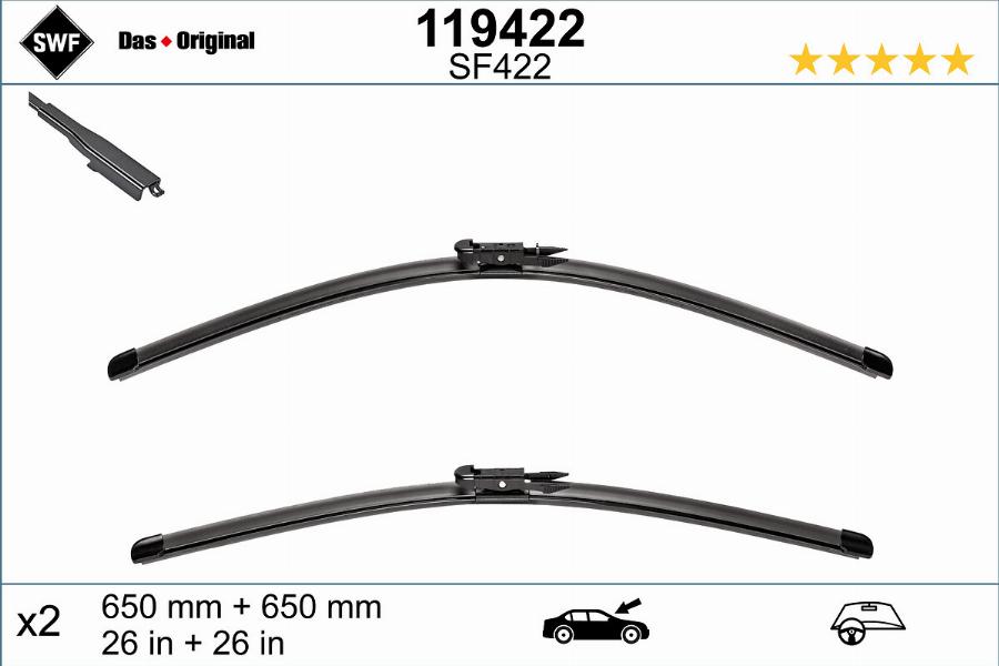 SWF 119422 - Wiper Blade www.parts5.com