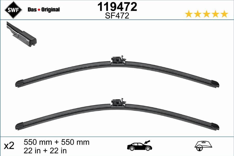 SWF 119472 - Wiper Blade www.parts5.com