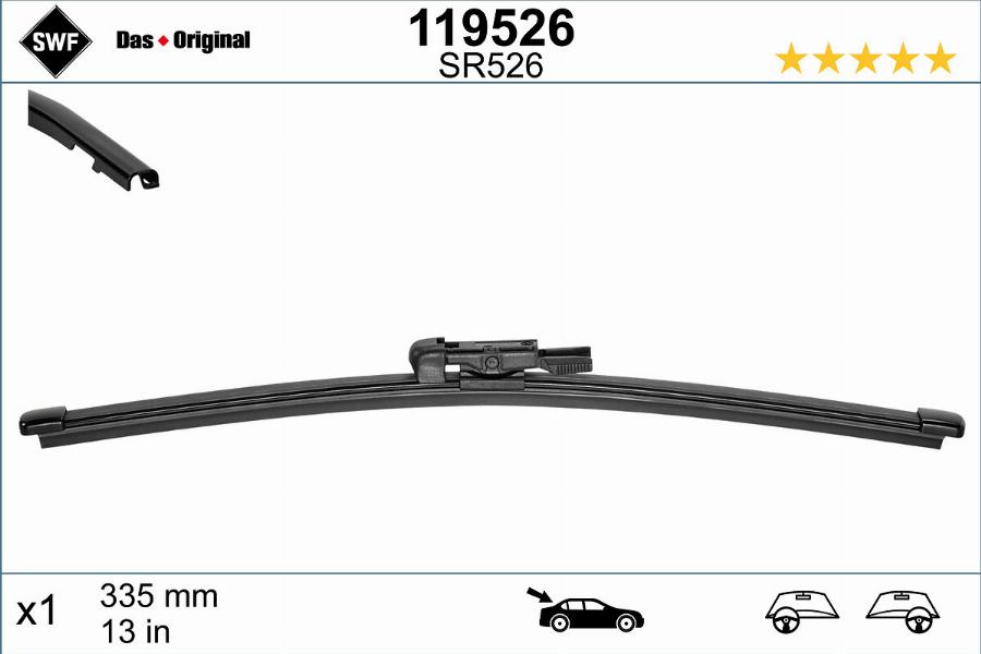 SWF 119526 - Wiper Blade parts5.com