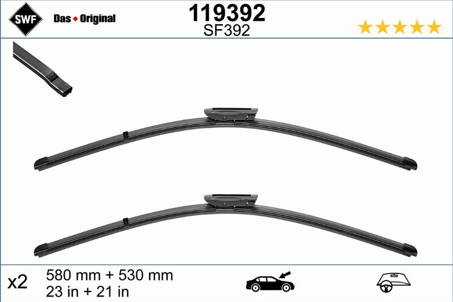 SWF 119392 - Wiper Blade www.parts5.com