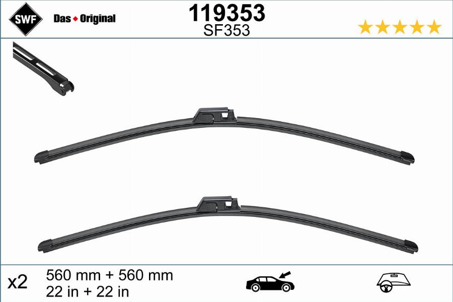 SWF 119353 - Wiper Blade www.parts5.com