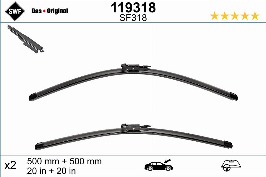 SWF 119318 - Wiper Blade parts5.com