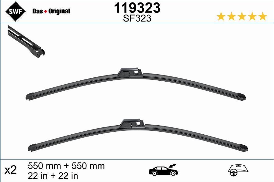 SWF 119323 - Wiper Blade www.parts5.com