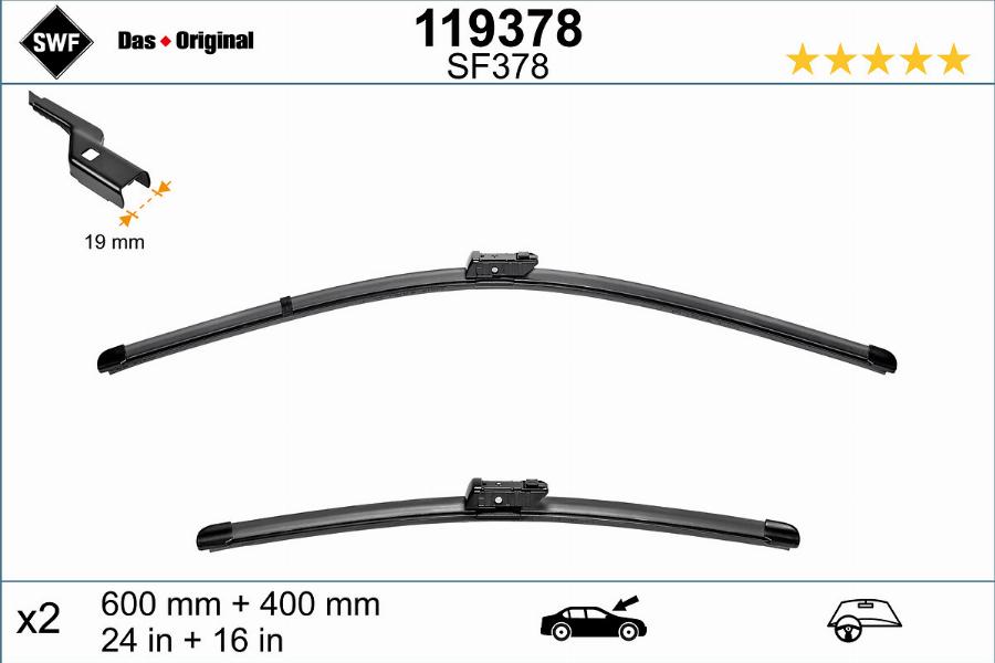 SWF 119378 - Wiper Blade parts5.com