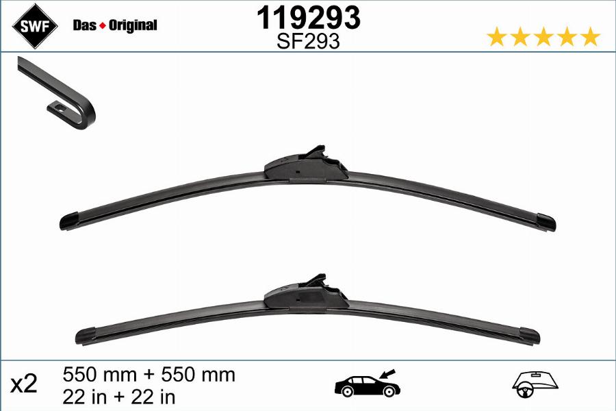 SWF 119293 - Wiper Blade www.parts5.com