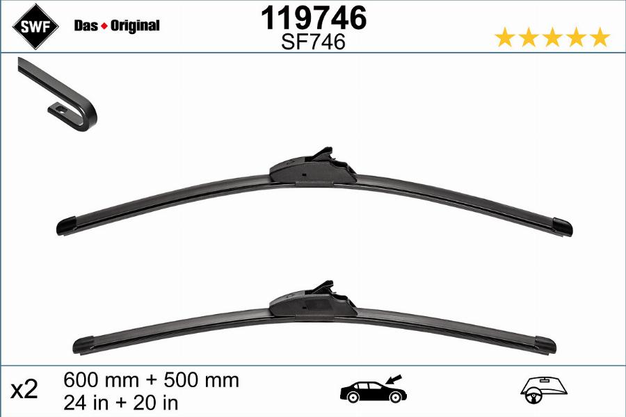 SWF 119746 - Wiper Blade www.parts5.com