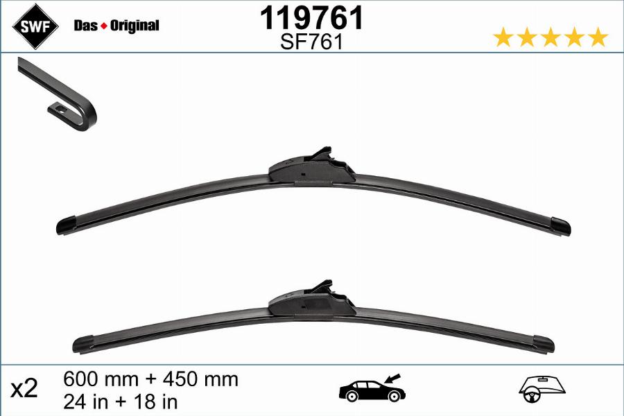 SWF 119761 - Wiper Blade www.parts5.com