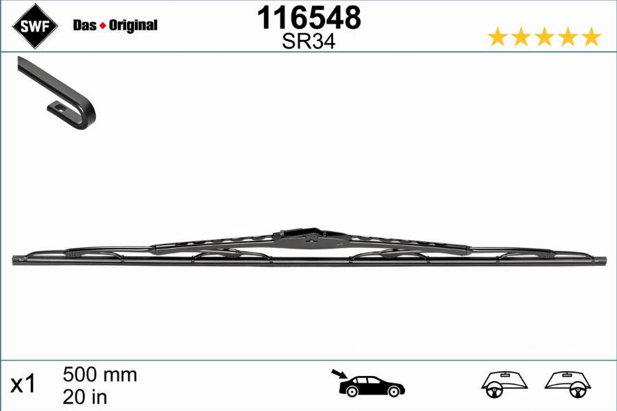 SWF 116548 - Wiper Blade www.parts5.com