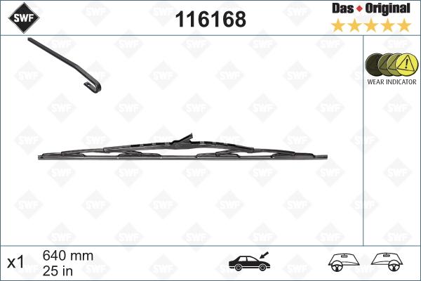 SWF 116168 - Wiper Blade www.parts5.com