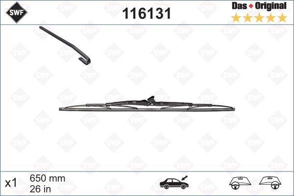 SWF 116131 - Lamela stergator www.parts5.com