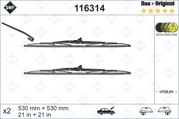 SWF 116314 - Lamela stergator www.parts5.com