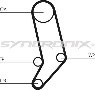 SYNCRONIX SY0939N - Courroie de distribution www.parts5.com