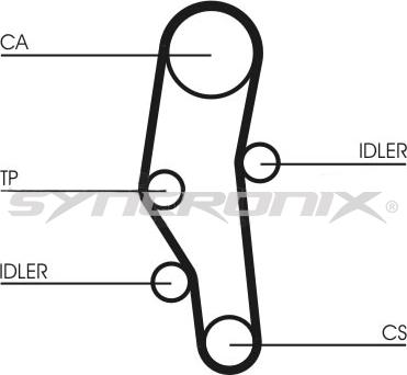 SYNCRONIX SY0589N - Timing Belt www.parts5.com