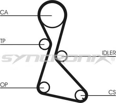 SYNCRONIX SY110684 - Timing Belt Set www.parts5.com