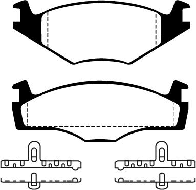 FORMA 440 - Juego de pastillas de freno www.parts5.com